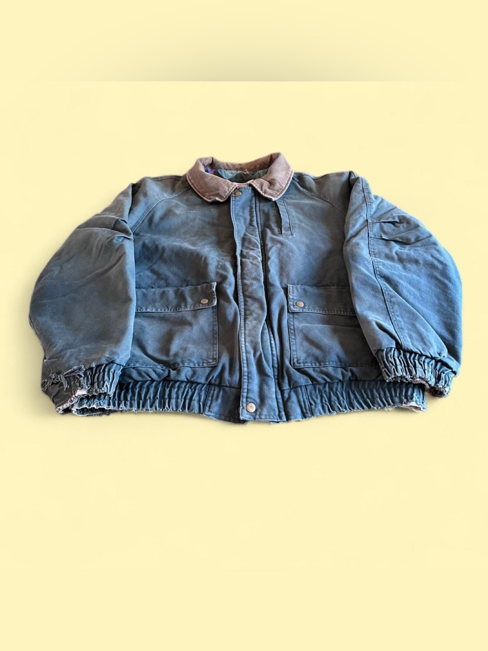 Vintage McGregor Canvas Work Jacket MOS Olive Green Carhartt Style XL